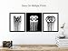 Fashion Art - 8x10 Glam Designer Wall Art Print Set - Cool Unique Gift for Couture Lovers, Women, Woman, Girls, Wife, Her - Modern Chic Home Decor for Bedroom, Dorm, Bathroom - 3 Unframed Photos