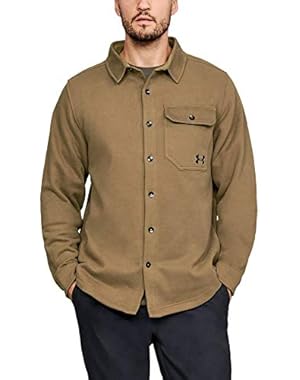 Men's Fleece Button-Down Shirt