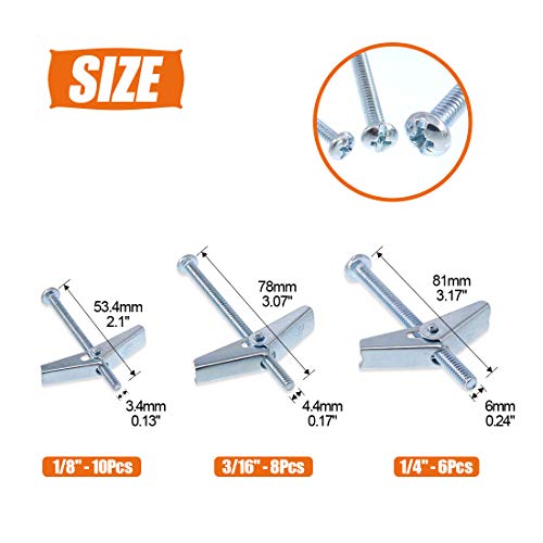 1 Rustark+24+Pcs+Assortment+Hanging+Drywall