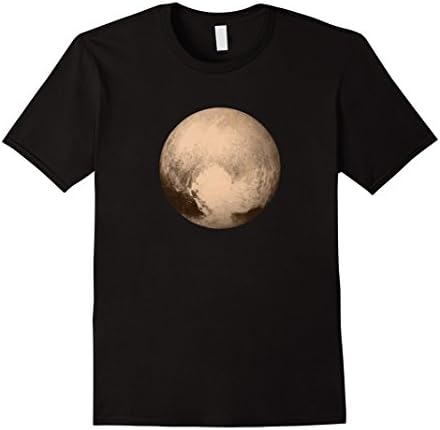 Men's Pluto The Dwarf Planet In The Kuiper Belt -  Science Fan Tee Medium Black