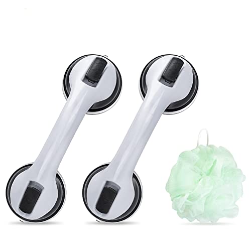 OasisSpace 12” Grab Bars 2 Pack Shower Handles for Seniors, Elderly