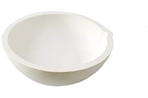 OTOOLWORLD Ceramic Crucible Bowl Dish Cup Furnace Melting Casting Refining Gold Silver (250g)