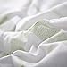 NATURETY Thin Comforter for Summer,Printed Bed Quilt Light Weight Blanket Duvet Insert Quilts (Queen/full, Green)