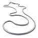 jonline24h Silver Stainless Steel Mens Necklace Snake Chain 20-28 inch, 3mm(20)