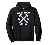 West Ham United Hammers 1895 Distressed Pullover Hoodie