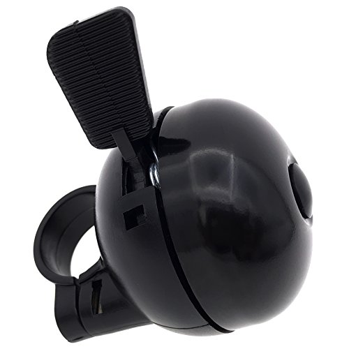 ARTHEALTH Bike Bell Aluminum Alloy Bicycle Bell Apple Loud Sound Handlebars Safety Horn Bike Ring For Cycling Bicycle Horn Mountain Bike Black - Thumbnail 6