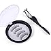 Keelyn Magnetic Eyelashes – Natural Look 3 Magnets Lashes for Full Eye Covered, 0.2mm Ultra Thin Magnet and Easy to Wear 3D Reusable Soft False Eyelashes with Eyelash Tweezer (4 Pcs)