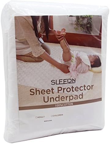 Sleep On 2-Pack Ultra Soft Polyester Breathable Waterproof Underpads Mattress Sheet Protector, Urine Pad, Changing Pad for Baby Children or Adults