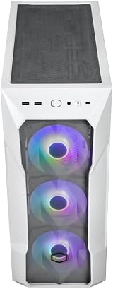 Cooler Master MasterBox TD500 Mesh V2 White E-ATX Mid-Tower PC Case 3 ARGB Fans view 2