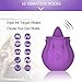 Feelingirl G spot Vibrator Clitoral Tongue Vibrator, Mini Vibrator for Clit Stimulator-Sex Toy for Women& Couples USB Magnetic Rechargeable Breast Nipple Sucker Tongue Vibrator for Female Masturbator
