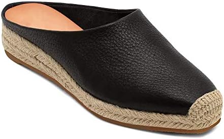 Ermonn Womens Slip on Espadrille Wedges Closed Toe Backless Mule Cute Summer Slide Sandals