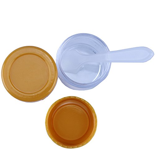 Popfeel DIY Mask Essentials,Mixing Bowl with Cosmetic Spatula,Face Treatment Brush,Pack of 12 Compressed Paper,1 Pair Mini Sample Jars with Lids - Thumbnail 6