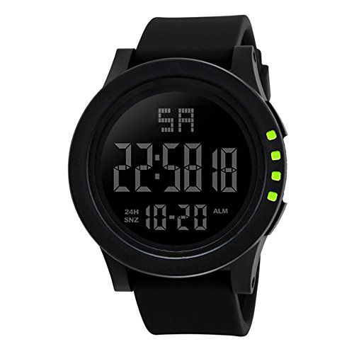 Sport Watch, 50M Waterproof Watch, Sport Wrist Watch for Men Women Kids, Digital Watch with Alarm Date and Time (Yellow -2)