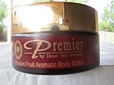 Premier Dead Sea Body Butter, Red, Passion Fruit, 5.95-Fluid Ounce, 175 Ml