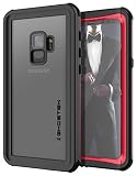 Ghostek Nautical Waterproof Case with Screen Protector Compatible with Galaxy S9 - Red