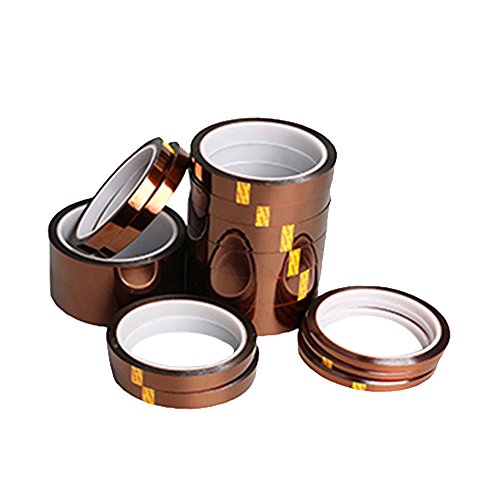 VIPFIX Teflon Fiberglass Tape High Heat Resistant- 1.9 inch x 108 feet-,Insulation Tape Heavy Duty for Phone Motherboard Repair Good for HVAC,Ducts, Insulation and More Optional (0.4 inch)