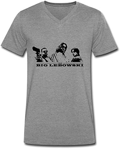 JUJ The Big Lebowski Men's V-Neck Tee Shirts XX-Large