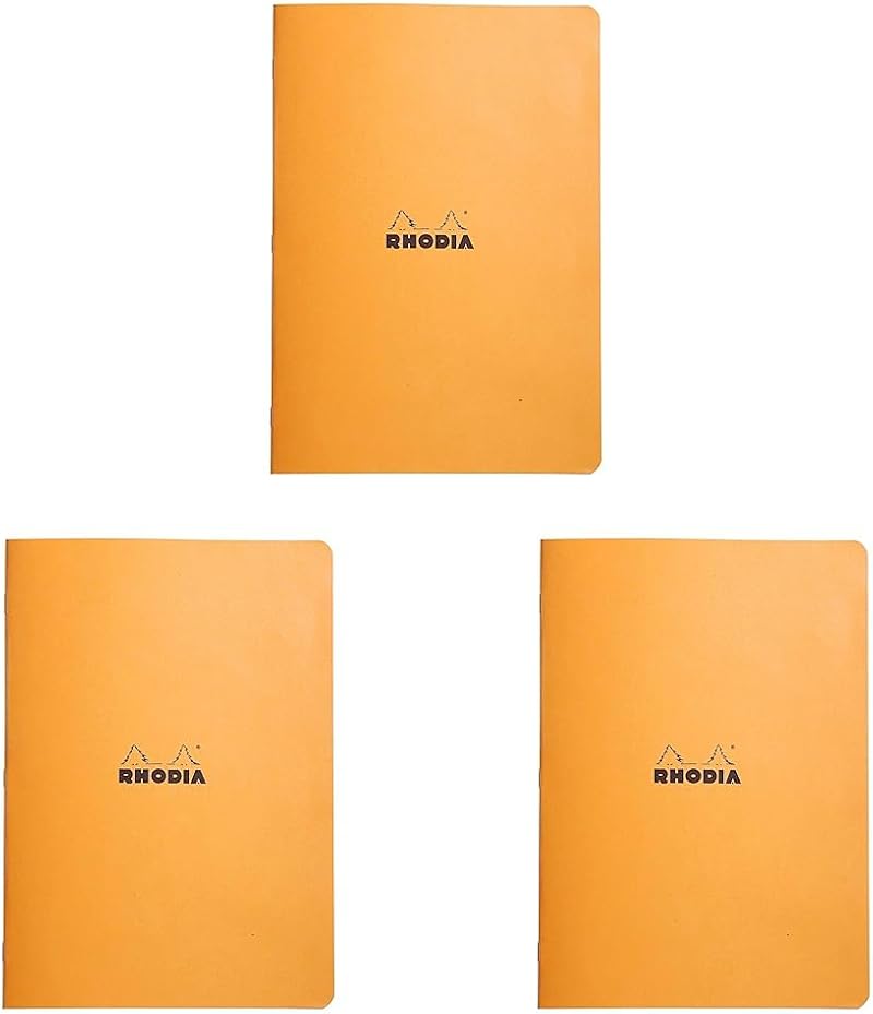 Rhodia Pique Notebook Orange A4 96 Pages White Clairfontaine Paper 80 g/m