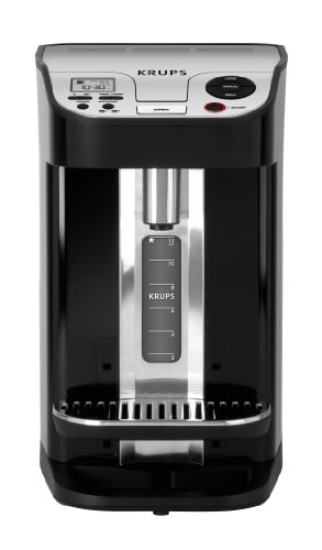 KRUPS KM9008 Cup on Request Programmable Coffee Maker with Precise Warming Technology, 12-Cup, Black