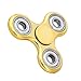HAND SPINNER Triangle Fidget Toy 3D Printing Bearing EDC Focus Toy Relieve Stress and Anxiety (Gold)