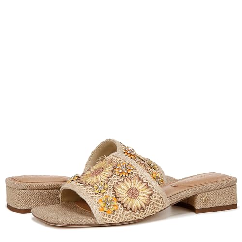 Circus NY by Sam Edelman Women's Josie Flat Sandal, Natural, 6