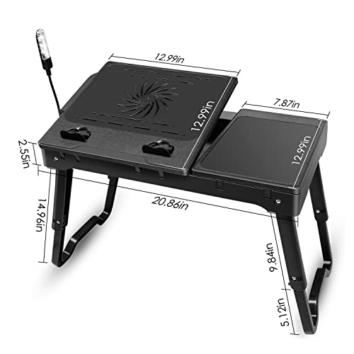 Laptop Table Stand for Bed, Adjustable Laptop Desk for Bed, Portable