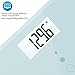 Uten Digital Body Scale, Bathroom Weight with Step-On Technology, Backlight Display, Round Corner Design and 8MM Glass, Scale for Body Weight 440lb/200kg Capacity(Cyan)