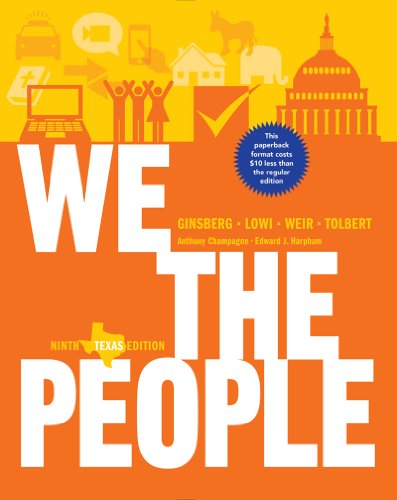 We the People: An Introduction to American Poli... 0393137759 Book Cover