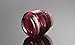 TOPWEL 2PCS 50ML(1.7 OZ) Wine Red Glass Empty Refillable Cosmetic Cream Jar Pot Bottle Container (A#)