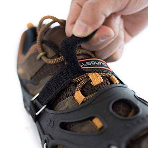 Hillsound Trail Crampon Traction Device, Black, Large - Thumbnail 2