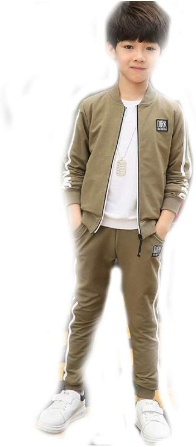 Amazon 子供服 男の子 ボーイズ 春秋 ジャージ 上下セット セットアップ 男児 防寒 キッズ ダンス 運動着 スポーツウェア カジュアルスーツ アウターコート ロングパンツ 防寒 可愛い ジャージ 通販