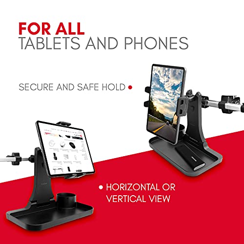 Macally Headrest Tablet Holder for Car with Table Tray iPad Holder