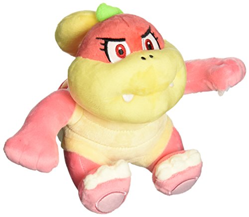 Little Buddy USA Super Mario All Star Collection Bun Bun/Pom Pom Stuffed Plush, Pink, 6.5
