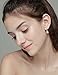 925 Sterling Silver Freshwater Cultured Pearl Dangle Drop Earrings for Women AAA+ Quality 8mm Black Pearl Women's Earrings