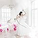 10 Pieces 36 inch White Balloons White Giant Balloons Big Large Balloons with 65 Feet Long Artificial Vine for Wedding Birthday Party Decorations (36 Inch)