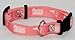 Hunter MFG New England Patriots Pink Dog Collar, Large
