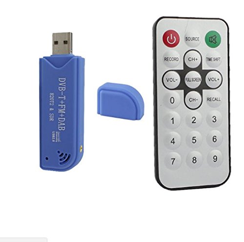 1 pcs USB 2.0 Digital DVB-T SDR+DAB+FM HDTV TV Tuner Receiver Stick RTL2832U+R820T2