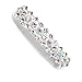 Luxxii - Clear Fancy Rhinestone Crystal Hair Barrette Clip Hair Pin (Pack 2, Silver Tone_B)