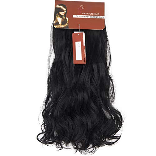 12Pcs 22 Clips Clip in on Hair Extensions Curly Straight Synthetic Hair Thick Hairpiece