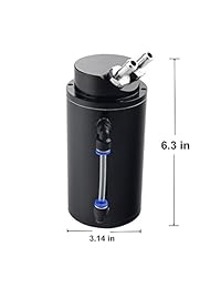 Tapa de aceite de desbaratar., Negro