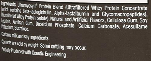 MET-Rx Ultramyosyn Whey Protein Powder, Great for Meal Replacement Shakes, Low Carb, Gluten Free, Vanilla, 5 lbs