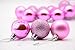 Vivian Round Christmas Balls Baubles Xmas Tree Hanging Decorations Ornaments Pack of 24 PCS (Pink)