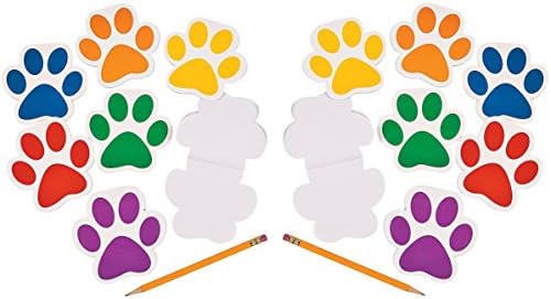 Fun Express Paw Print Notepads (Party Favor Pack: 48 Count)