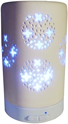 Cado Ceramic Essential Oil Diffuser 100ml Aroma Oil Cool Mist Humidifier with Adjustable Mist Mode Waterless Auto Shut-off and 7 Color LED Lights Changing for Home Office Baby