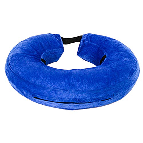 ToGames Inflatable Pet Collar for Dog Cat Wound Healing E-Collar Protection Medical Cone Collar Soft Pet Recovery Collar - Thumbnail 4