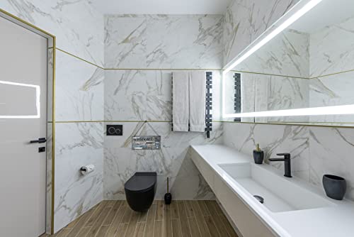 Funny Bathroom Wall Decor Sign, Printed Wood Plaque Sign Wall Hanging Welcome Sign Please Seat yourself Wall Art Sign , 11.8\