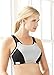 Glamorise Women's Double Layer Custom Control Sport Bra , Black/Grey , 44DD