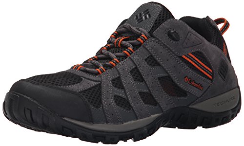 Columbia Men's Redmond Trail Shoe, Black/Heatwave, 10 M US