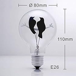DarkSteve - Bird Couple Decorative Light Bulb