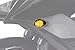 TST Industries LED Front Flushmount Turn Signals for Honda CBR600RR CBR1000RR F4 F4i CBR500R Grom (Clear Lens)